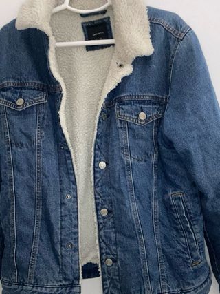 Chaqueta vaquera forrada Lefties azul