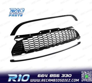 PARRILLA MINI COOPER R56 57 55 S JCW 06-14 NEGRO BRILLO