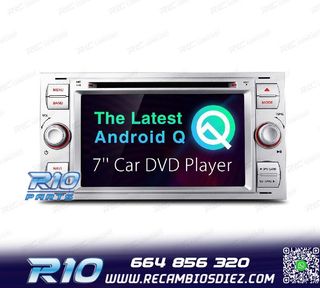 RADIO GPS ANDROID 12 PARA FORD FOCUS C-MAX FIESTA GALAXY KUG