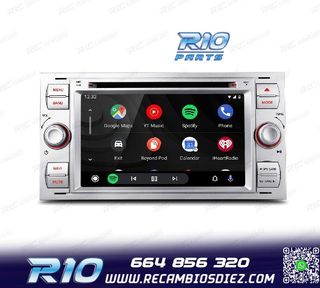 RADIO GPS ANDROID 12 PARA FORD FOCUS C-MAX FIESTA GALAXY KUG