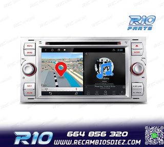 RADIO GPS ANDROID 12 PARA FORD FOCUS C-MAX FIESTA GALAXY KUG