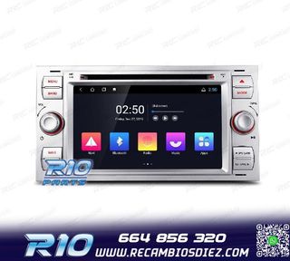 RADIO GPS ANDROID 12 PARA FORD FOCUS C-MAX FIESTA GALAXY KUG