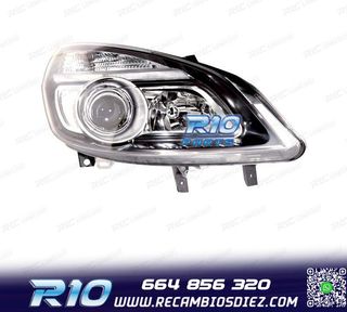 FARO DCH PARA RENAULT SCENIC II 05-08 FONDO NEGRO