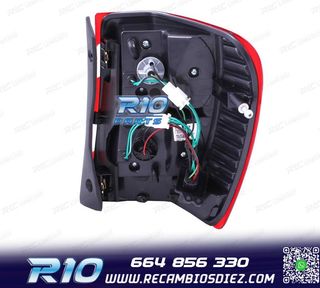PILOTOS JEEP GRAND CHEROKEE 99-05 LED ROJO AHUMADO