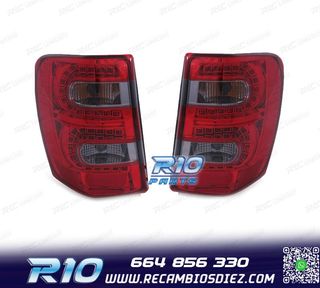 PILOTOS JEEP GRAND CHEROKEE 99-05 LED ROJO AHUMADO
