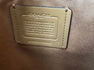 Bolso Tote Coach Marrón Piel