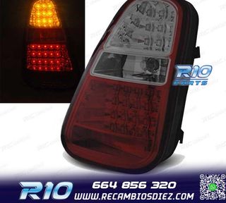 PILOTOS MINI COOPER R50 R52 R53 04-06 LED ROJO AHUMADO