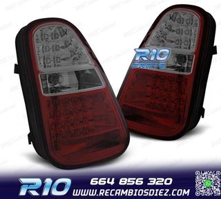 PILOTOS MINI COOPER R50 R52 R53 04-06 LED ROJO AHUMADO