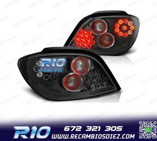 PILOTOS PEUGEOT 307 01-07 LED FONDO NEGRO