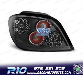 PILOTOS PEUGEOT 307 01-07 LED FONDO NEGRO