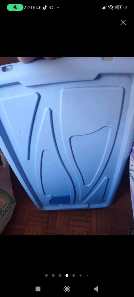 Caja de almacenamiento azul