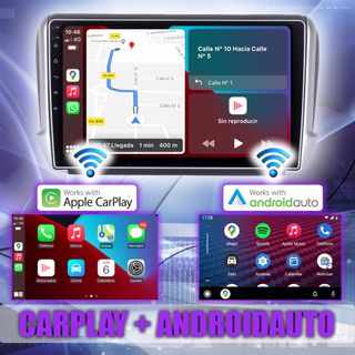 PANTALLA GPS PEUGEOT 208, 2008 2012-2018 CARPLAY