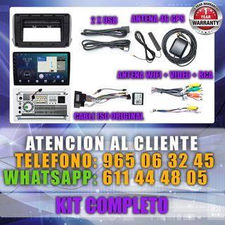 PANTALLA GPS PEUGEOT 208, 2008 2012-2018 CARPLAY