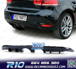 DIFUSOR VOLKSWAGEN VW GOLF 6 1K 08-13 NEGRO BRILLO DOBLE SAL