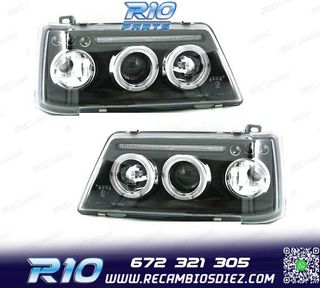 FAROS PARA PEUGEOT 205 90-96 OJOS ANGEL FONDO NEGRO