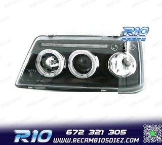 FAROS PARA PEUGEOT 205 90-96 OJOS ANGEL FONDO NEGRO
