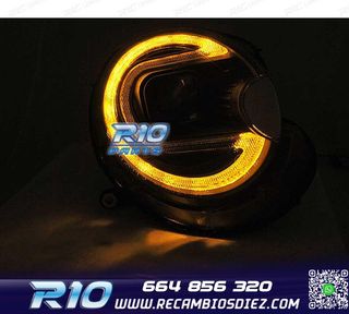 FAROS XENON MINI COOPER 06-14 LED NEGRO