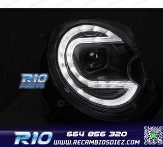 FAROS XENON MINI COOPER 06-14 LED NEGRO
