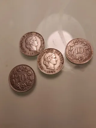 4 Monedas Confederatio Helvetica