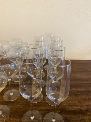 Servizio bicchieri cristallo