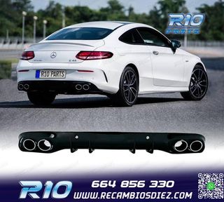 DIFUSOR MERCEDES CLASE C C205 COUPE 14-18 AMG PDC + COLAS ES