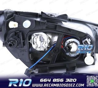 FAROS PEUGEOT 206 03- 06 CABRIO HATCHBACK SW GTI NEGRO H7