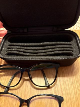 Montura gafas con 3 clips