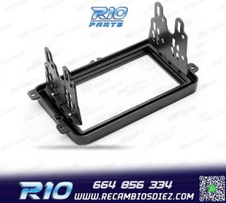 MARCO NEGRO RADIO 2-DIN PARA SEAT ALTEA LEON TOLEDO SKODA FA
