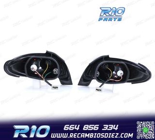 PILOTOS PARA PEUGEOT 206 CC 98-09 FONDO NEGRO