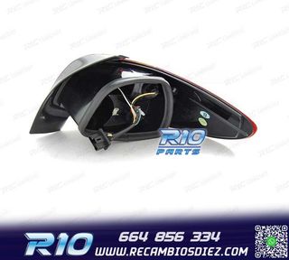 PILOTOS PARA PEUGEOT 206 98-09 ROJO GRIS