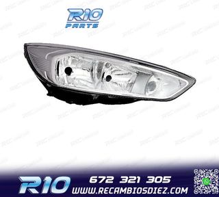 FARO DCH PARA FORD FOCUS 14-18 FONDO CROMO