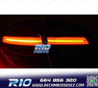PILOTOS PORSCHE CAYENNE 10-15 FULL LED BAR DINÁMICOS NEGROS
