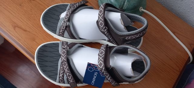Sandalias trekking Bonino marrones y grises