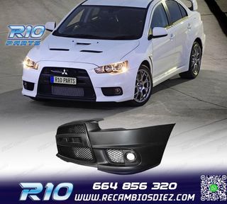 PARAGOLPES DELANTERO MITSUBISHI LANCER 09-15 LOOK EVO