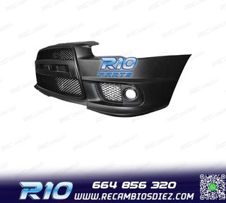 PARAGOLPES DELANTERO MITSUBISHI LANCER 09-15 LOOK EVO