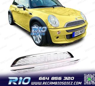 PARRILLA MINI COOPER R50 R53 01-06 S TYPE CROMADA