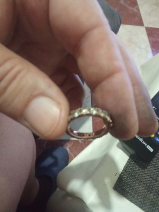 Anillo Pandora Oro Rosa Circonitas