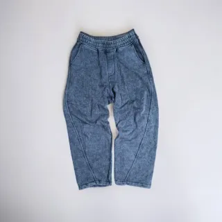 Pantalón baggy Bershka gris lavado unisex