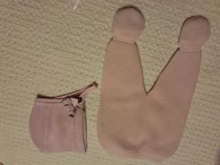 Conjuntos bebé 3-6 Meses.Chaqueta, polainas, gorro