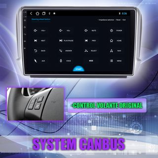 PANTALLA GPS PEUGEOT 208, 2008 2012-2018 CARPLAY