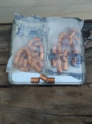 50 Manguitos de cobre para fontanería