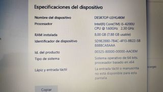 Acer V5we2 Portátil 8GB RAM