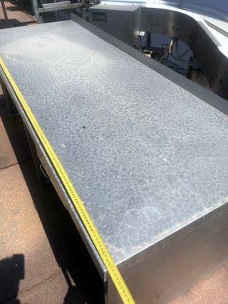 Mesa en Acero Inoxidable con 3 Cajones