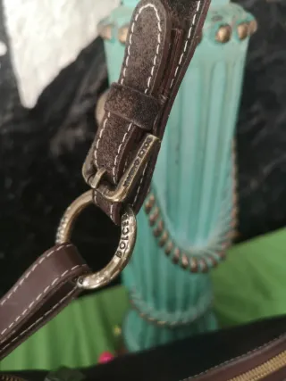 Bolso Piel D&G Marrón y Dorado