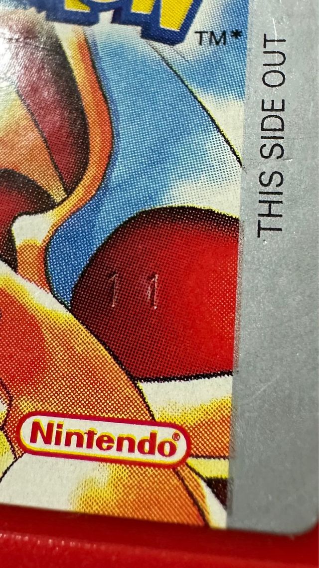 Pokemon Rojo USA Version Red ORIGINAL GameBoy