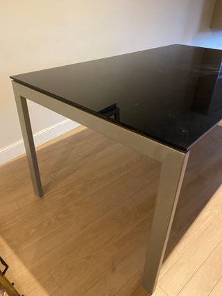 Mesa comedor cristal templado diseño