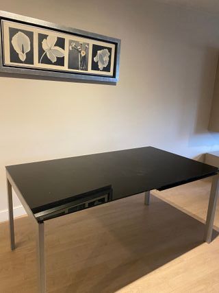 Mesa comedor cristal templado diseño