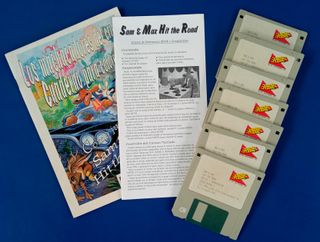 Sam & Max Hit the Road PC Disquetes Lucas Arts
