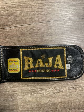 Guantes Raja Boxing Amarillos y Negros Talla L