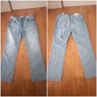 Pantalón vaquero mujer Stradivarius azul